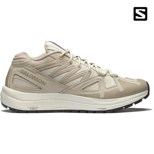 Beige Salomon Odyssey 1 Advanced Men's Sneakers | PH 76492H